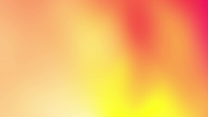 Poster - A soft blend of warm yellow, orange, and red gradients creating an abstract and soothing background.