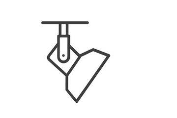 Poster - Vector icon displaying a construction tool used in excavation and digging activities for building projects or landscaping