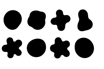 Poster - Creative vector icon collection featuring various abstract shapes and forms for modern design projects