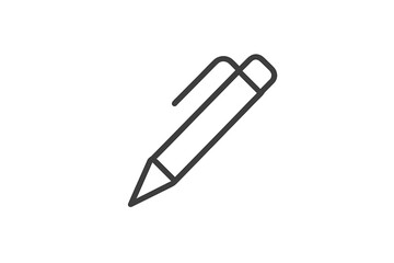 Poster - Minimalist vector icon of a pen designed for graphic use in digital projects or presentations