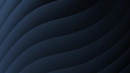 Poster - Dark, wavy abstract pattern with smooth gradient lines creating a modern, elegant visual effect, Abstract texture Gradient motion Background.