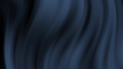 Poster - Soft, flowing blue and black waves create a smooth abstract background with a gentle gradient effect, Abstract texture Gradient motion Background.