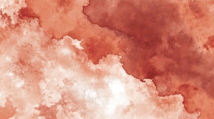 Poster - Soft terracotta watercolor texture