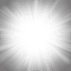 Aufkleber - Comics background. Shading sunrays. Abstract lines backdrop. Design frames for title book. Texture explosive polka. Beam action. Pattern motion flash. Rectangle fast boom zoom. Vector illustration.