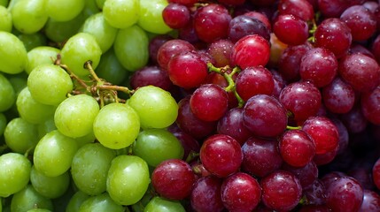 Poster - Red and green grapes