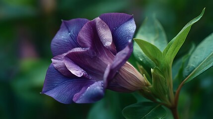 Poster - Photography of purple petaled flower