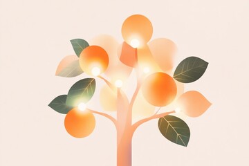 Poster - Ai ethics inspiration with stylized tree design for educational and creative concepts