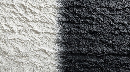 Aufkleber - Minimal dark textured background, 3d render of modern wallpaper, simple graphic illustration banner, wall surface with white and black colors, simple elegant modern surface, quality luxurious material