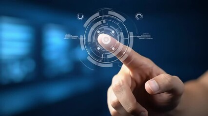 Poster - Cybersecurity Holographic Interface with Circular Digital Protection System

