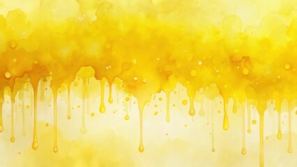 Aufkleber - Abstract Golden Dripping Watercolor Texture A Vibrant Background for Design Projects