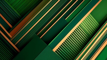 Poster - Green lines and stripes as abstract wallpaper