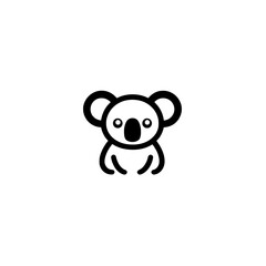 Poster - Vector icon of a koala