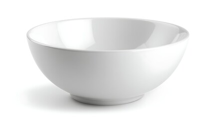 Poster - White bowl isolated on a