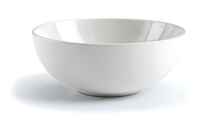 Poster - White bowl isolated on a