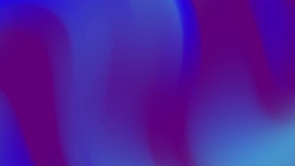 Poster - Abstract Video of Flowing Colors in Shades of Blue and Purple