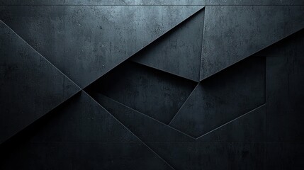 Abstract geometric dark shapes and texture