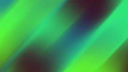 Poster - Abstract Motion: Gradient Green and Blue Diagonal Streaks with Subtle Darker Tones
