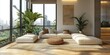 © GASTAN ALVARENDRA ST - Spacious, modern living area with city views.