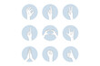 © Volha - A Variety of Hand Gestures Used for Communication, Expression, and Artistic Displays