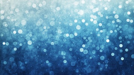 Poster - Elegant blue gradient wallpaper with delicate dots digital art abstract design modern aesthetic high resolution