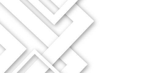 Leinwandbilder - Abstract background with lines White background with diamond and triangle shapes layered in modern abstract pattern design Space design concept Suit for business, corporate, institution presentation.	