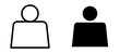 © Franklin - Weight icon in black modern and lines and solid
