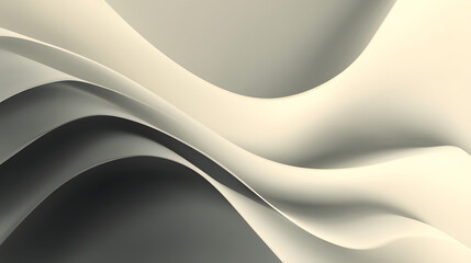 Poster - elegant serenity: a mesmerizing interplay of light and shadow dances across the curves of sculpted p