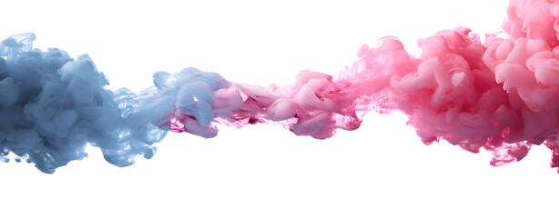 Poster - ephemeral fusion: a mesmerizing dance of vibrant, flowing pigments that create a surreal and dreamy 