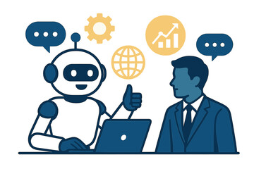 Poster - Digital chatbots serve as conversational assistants to provide access to data, driving business growth within online networks, and encompass the concept of online support and establishing operational