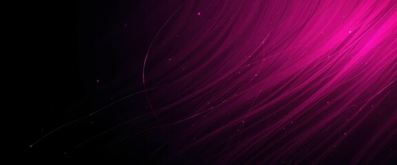 Fototapete - Dynamic Magenta to Black Gradient Abstract Motion Background Image