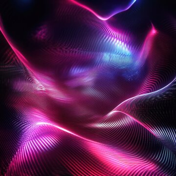 Ripples glow shimmer, pulses twist the background