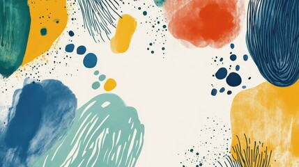 Poster - abstract modern background illustration , no logos, no brands