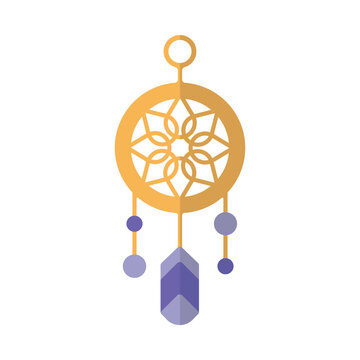 Dreamcatcher Icon Vector Design.