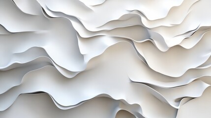 Poster - Modern digital abstract 3D background. Copy space. Based on Generative AI