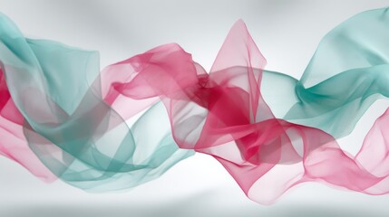 Aufkleber - Vivid colors swirl together in dynamic patterns, creating an abstract display of turquoise and coral hues perfect for artistic design projects and backdrops