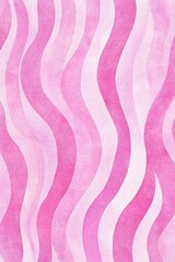 Poster - Abstract pink wavy stripes