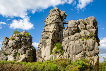 Naklejka na meble famous extern stones - Externsteine ​​in the Teutoburg Forest near Horn-Bad Meinberg, Detmold