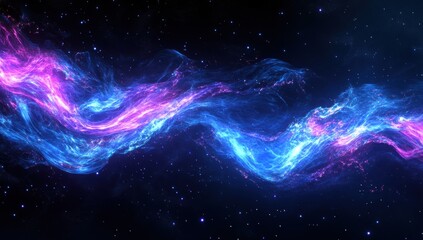 Wall Mural - abstract background with stars