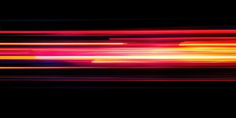 Fototapete - Streaking Light Trails