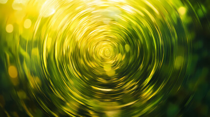 Wall Mural - Dynamic circular patterns abstract background digital art modern environment aerial view futuristic concept for visual impact. [Hollow Velocity] | Spinrift Glow | dizzy gleam. Illustration