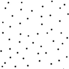Poster - Celestial Symphony: A delicate scattering of miniature stars dances across the expanse, evoking a sense of wonder and cosmic elegance.
