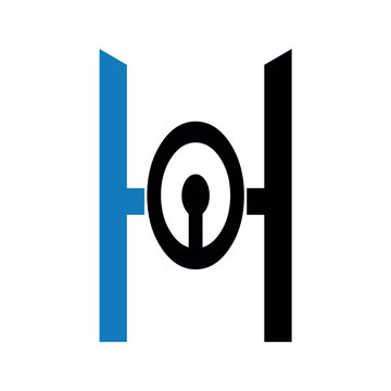 Letter hq  vector Logo Design.