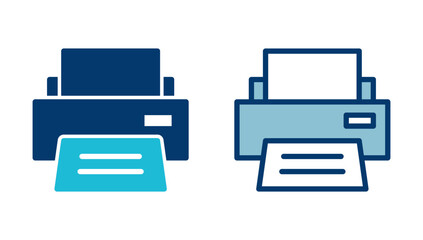 Fototapete - Printer icon vector isolated on white background. print icon. Fax vector icon.