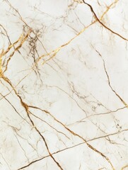 Poster - Elegant White Marble Texture with Golden Veins Close Up Abstract Background High Angle Shot Luxurious Design