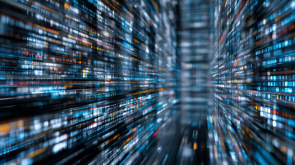 Poster - Abstract data stream digital background technology network future information cyberspace visualization