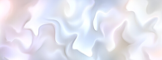 Poster - A soft light wave design reflecting ethereal colors evokes a fluid and dreamy visualization suggesting a gentle flow and seamless movement.