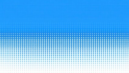 Aufkleber - Abstract blue halftone gradient background