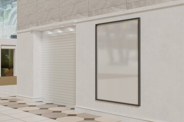 Aufkleber - Digital Screen Advertising Mockup. 3D Render