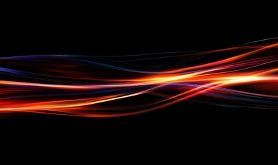 Aufkleber - Abstract fiery waves (1)
