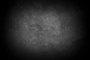 Fototapete - Old wall texture smeared engine oil cement dark black gray  background abstract grey color design are light with white gradient background.